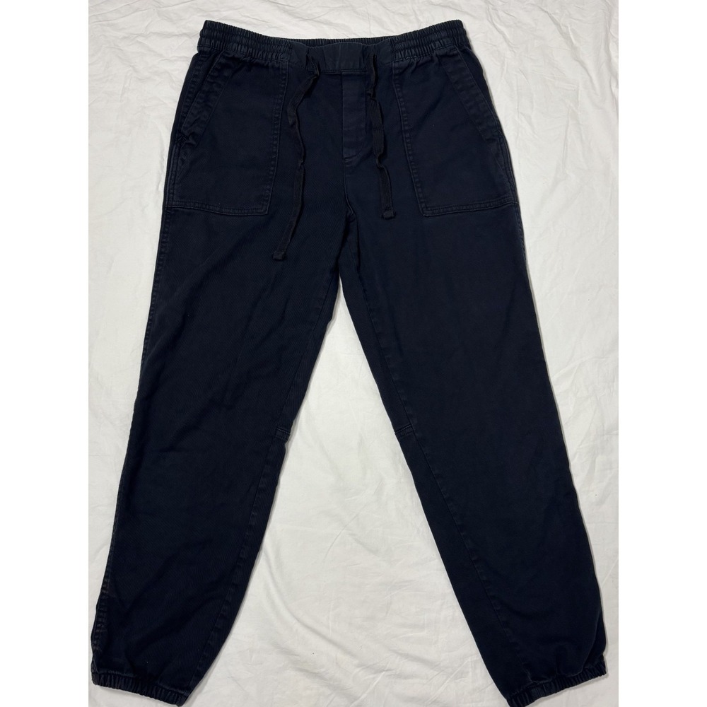 Gap Womens Jogger Pants Black Comfort Drawstring Waist Utility Outdoor Tapered S